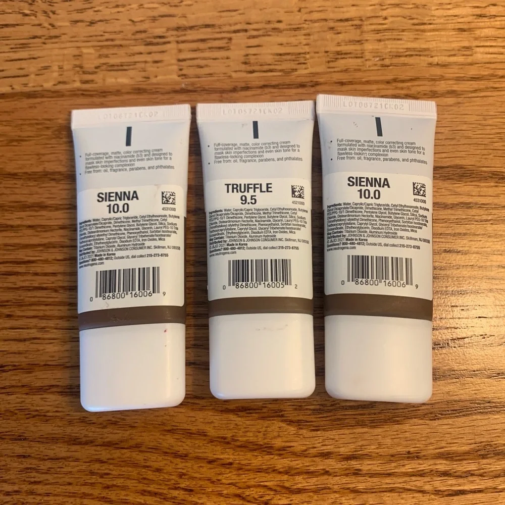 8X Neutrogena Lorac Loreal Skin Foundation Concealer Bundle LOT Dark Tone Honey